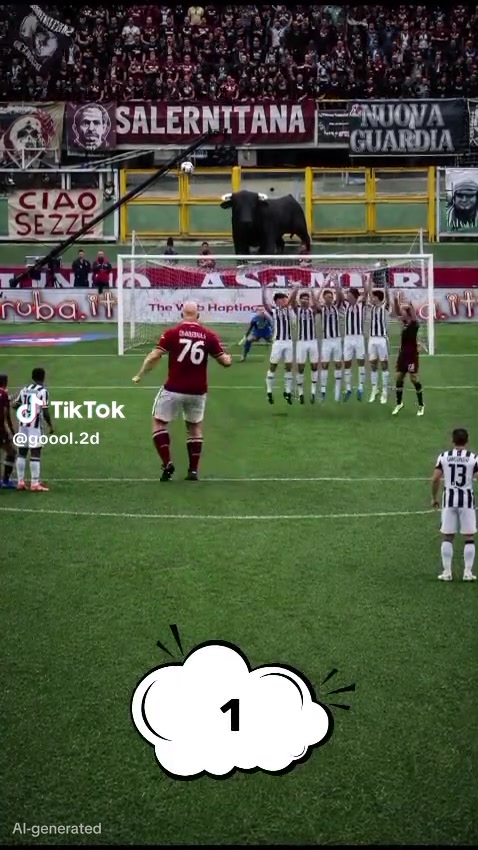Punizione AI numero uno del format interattivo GOOOL2D